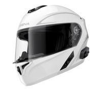 Sena Outrush R Casco de moto modular Bluetooth con sistema de intercomunicacin (blanco brillante XXL)
