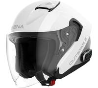 Sena Outstar 2, casco abierto M female Blanco/Plata