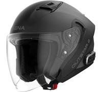 Sena Outstar 2, casco abierto XL female Mate Negro/Gris