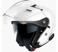 Sena Outstar S Bluetooth Casco Jet, blanco, tamaño M 60 para Hombres
