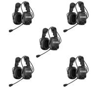 Sena Pack 5x Sena CAST-02 Pack profesional de 5 auriculares Sena CAST-02: ideal para coordinar operarios con protección auditiva y conexión manos libres.