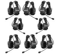 Sena Pack 8x Sena CAST-02 Pack profesional de 8 auriculares Sena CAST-02: ideal para mantener al equipo conectado sin quitarse la protección auditiva.