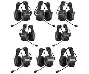 Sena Pack 8x Sena CAST-02 Pack profesional de 8 auriculares Sena CAST-02: ideal para mantener al equipo conectado sin quitarse la protección auditiva.