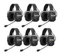 Sena Pack de 6 Sena CAST-01 Casco Mesh Prepara a 6 operarios para trabajar conectados desde el casco: con Sena CAST-01, el equipo puede hablar al momento,