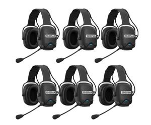 Sena Pack de 6 Sena CAST-01 Casco Mesh Prepara a 6 operarios para trabajar conectados desde el casco: con Sena CAST-01, el equipo puede hablar al momento,