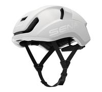 Sena S1 Casco de Ciclismo de Carretera con Mesh Intercom (Blanco Mate, L)