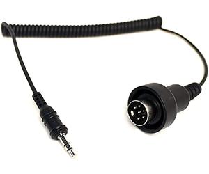 Sena SC-A0124 - Conector estéreo a cable din de 6 pines para sistemas de audio BMW K1200LT para adaptador inalámbrico de motocicleta Bluetooth, 3.5 mm