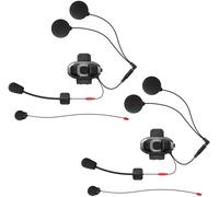 Sena SF4 Sistema de comunicación Bluetooth Double Pack, negro, Talla única