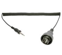Sena SM10 Conector estéreo de 3,5 mm a cable DIN de 5 pines para 1980-posterior Honda Goldwing, negro, Talla única