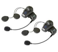 Sena SMH10 Paquete doble de auriculares Bluetooth, negro, Talla única