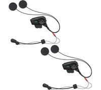 Sena Spider ST1 HD Bluetooth Sistema de comunicación Double Pack, negro, Talla única