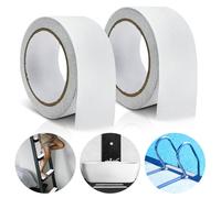 SenaiMy 2 Piezas Cinta Adhesiva Antideslizante Escaleras, Cinta Antideslizante Transparente, Autoadhesiva Cinta Antideslizante para Escaleras, Escalones, Terrazas (5cmx5m)