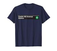 Señal 6 del tren del metro de Castle Hill Ave, Bronx, Nueva York Camiseta