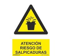 Señal Atención Riesgo de Salpicaduras SEKURECO
