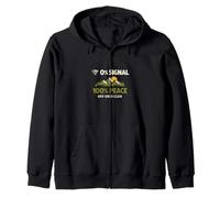 Señal Celular Cero, Paz Completa Fuera de la Red Club Mountain Hiking Sudadera con Capucha