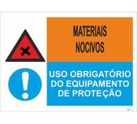 Señal compuesta - Fotoluminiscente 1F. 400x300mm