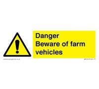Señal "Danger Beware of Farm", 150 x 50 mm, L15