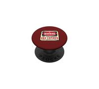 Señal de Advertencia Adulto mi Infancia ha expirado 18 cumpleaños PopSockets PopGrip Adhesivo