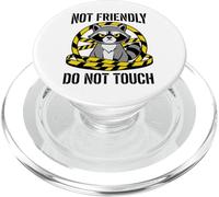 Señal de Advertencia con Texto en inglés Not Friendly Do Not Touch PopSockets PopGrip para MagSafe