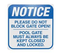 Señal de advertencia con texto en inglés "Please Do Not Block Gate Open", letreros de metal de seguridad para el hogar, negocios, exteriores, interiores, carretera, garaje, pared, pared, precaución