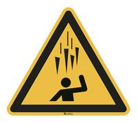 Señal de advertencia de peligro advertencia de caída de chuzos, UE 10 unid.