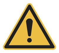 Señal de advertencia de peligro advertencia de zona peligrosa, UE 10 unid.