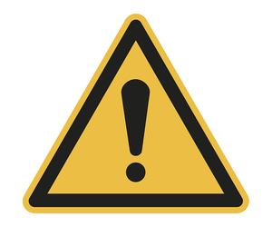 Señal de advertencia de peligro advertencia de zona peligrosa, UE 10 unid.