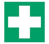 Señal de advertencia primeros auxilios (200 x 200 mm)