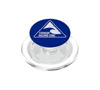 Señal de Advertencia Tsunami Zona de Peligro PopSockets PopGrip para MagSafe