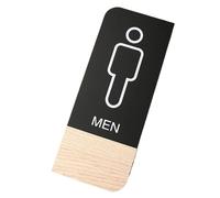 señal de aseo, Letrero for baño WC, pegatina for puerta, placa for puerta, varios tamaños, 10x24cm, 12x24cm, diseños surtidos(08 Men)