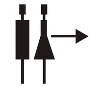 Señal de baño, Bathroom Directional Sign, Easy Mounting, for Office Restaurants Hotels Supermarket Supplies