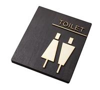 Señal de baño, Bathroom Door Sign Decor for Offices, Businesses, and Restaurants, Easy To Mount