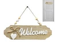 Señal de bienvenida para puerta frontal, placa de diseño de carta de madera, diseño de carta hecha a mano, señales para entrada en casa, puerta frontal, porche, sala de estar, patio, pasillo