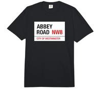 Señal de Calle Abbey Road NW8 de la Ciudad de Westminster en Londres Comfort Colors Adult Heavyweight T-Shirt