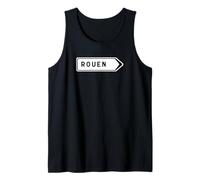 Señal de Calle Francesa de Rouen Camiseta sin Mangas