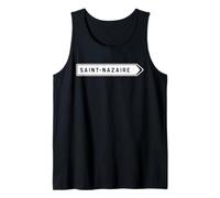 Señal de Calle Francesa de Saint-Nazaire Camiseta sin Mangas