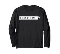 Señal de Calle Francesa Saint-Étienne Manga Larga