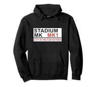 Señal de Calle icónica de Milton Keynes Dons Stadium MK Sudadera con Capucha