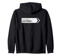 Señal de calle irlandesa Leitrim Sudadera con Capucha