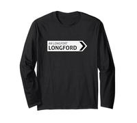 Señal de calle irlandesa Longford Manga Larga