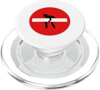 Señal de Carretera Divertida con Texto en inglés Do Not Enter Sign PopSockets PopGrip para MagSafe