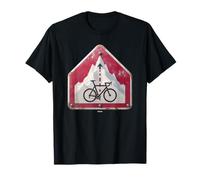 SEÑAL DE CICLISMO QUE CONDUCE DIRECTAMENTE A LAS MONTAÑAS Camiseta