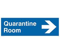 Señal de cuarentena de plástico corrugado Correx 5 mm