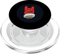 Señal de Cuernos de Diablo de Mano de Papá Noel, Rock n Roll Navidad PopSockets PopGrip para MagSafe