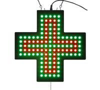 Señal De Farmacia LED Cruz, Señal De Neón LED Cruz Dispensario, 30x30cm, 3 Modos: Siempre Encendido, Intermitente Y Parpadeo General, para Decoración, Tienda Colectiva, Clínica, Farmacia