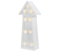 - Señal de Flecha con luz LED en 3D, de plástico, con Forma de Flecha, para decoración de Pared, Color