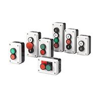 Señal de flecha que indica Inicio Parada auto momentáneo Caja botón a prueba agua Interruptor emergencia control mano industrial(5)