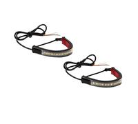 señal de Giro de Motocicleta Barra De Luces para Motocicletas Señal De Giro para Conducción De Motocicletas Barra De Luces De Suspensión para Motocicletas Señal De Giro para Conducción(2pcs)