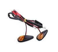 señal de Giro de Motocicleta Paquete De 2 Luces De Señal De Giro Empotradas para Motocicleta, Luces Indicadoras De Motocicleta, Luz Indicadora De Giro Delantera O Luz Indicadora Trasera
