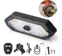 Señal de giro para patinete eléctrico, luz intermitente LED/luz trasera para patinete eléctrico con control remoto compatible con patinete eléctr